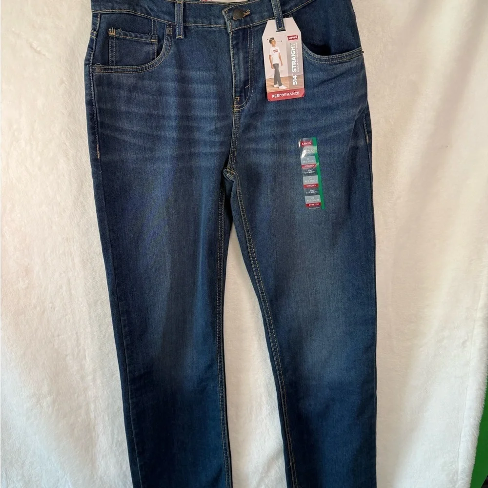 Levi’s 514 Straight Performance Stretch Jeans  NWT size 30 Mens Blue Jeans
